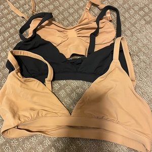 Skims size large 3 set bras